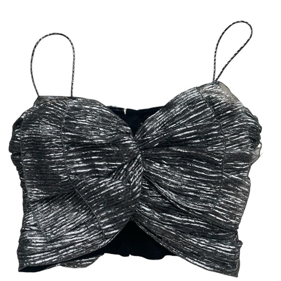 Isabel Marant Tresha Metallic Bow Top - Picture 3 of 10